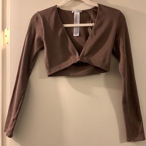 Buckle crop top from Zara